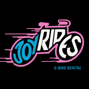 Logo der Dankstelle joyrides e-bike rental